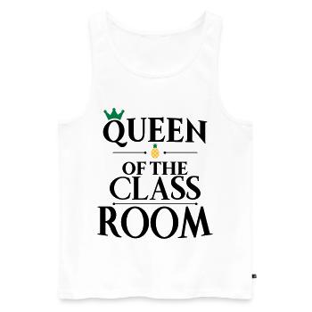 Schule - Männer Premium Bio Tank Top - Weiß - Vorne - AI Model Male 178 light (178cm)