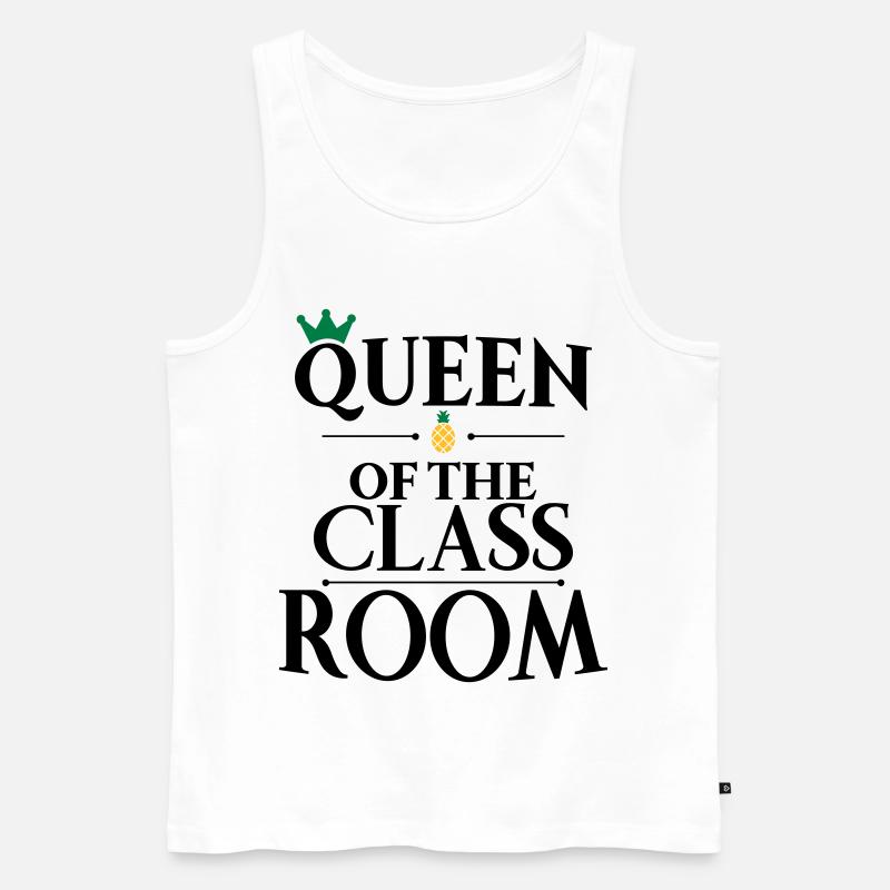 Schule - Männer Premium Bio Tank Top - Weiß