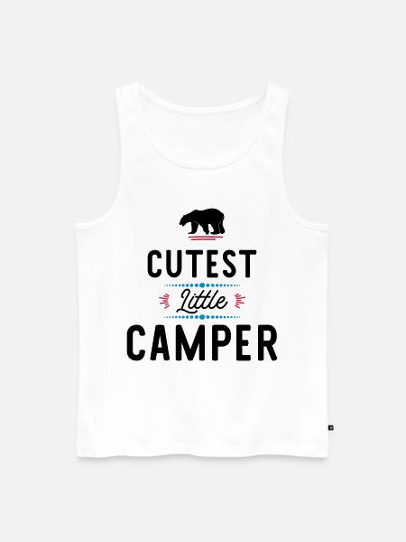 camper - Men's Premium Organic Tank Top - white