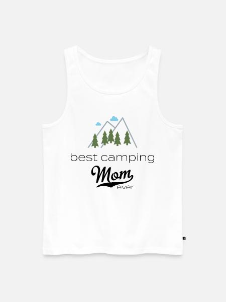camper - Men's Premium Organic Tank Top - white