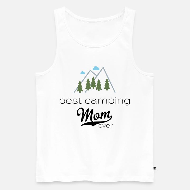 camper - Men's Premium Organic Tank Top - white