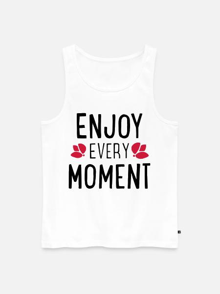 Lustige Sprüche - Männer Premium Bio Tank Top - Weiß