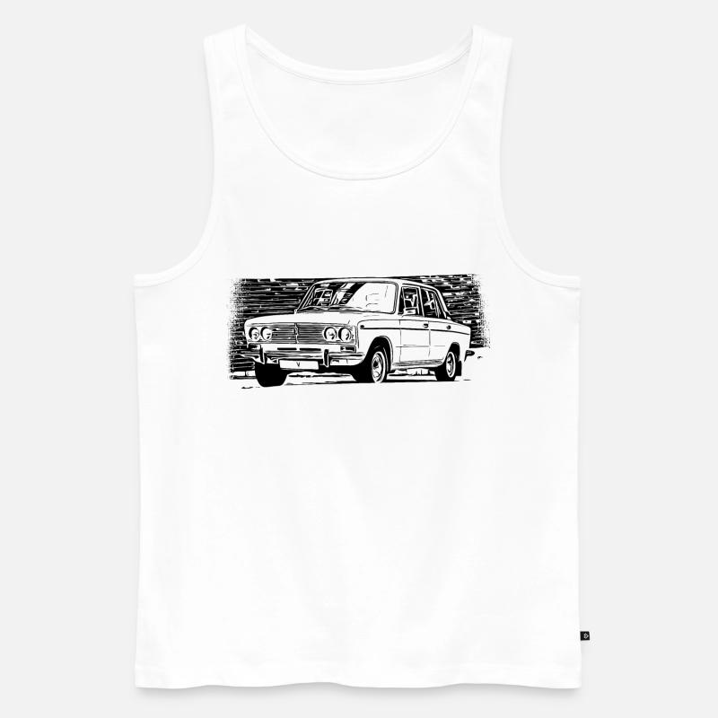 WAS 2103 Lada 1500 Schiguli - Männer Premium Bio Tank Top - Weiß