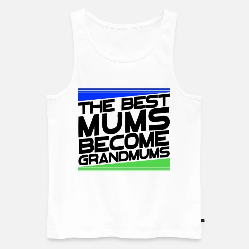 Cool Oma Statement Großmutter Glückwunsch - Männer Premium Bio Tank Top - Weiß