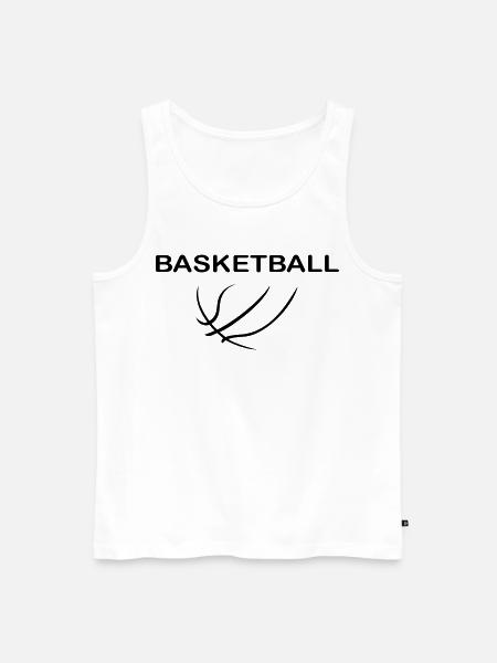 Basket-ball - Débardeur bio Premium Homme - blanc