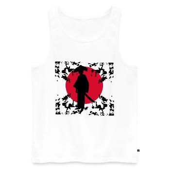 Japon Manga Anime Cosplay de dessin animé japonais - Débardeur bio Premium Homme - blanc - Devant - Michal (187cm)