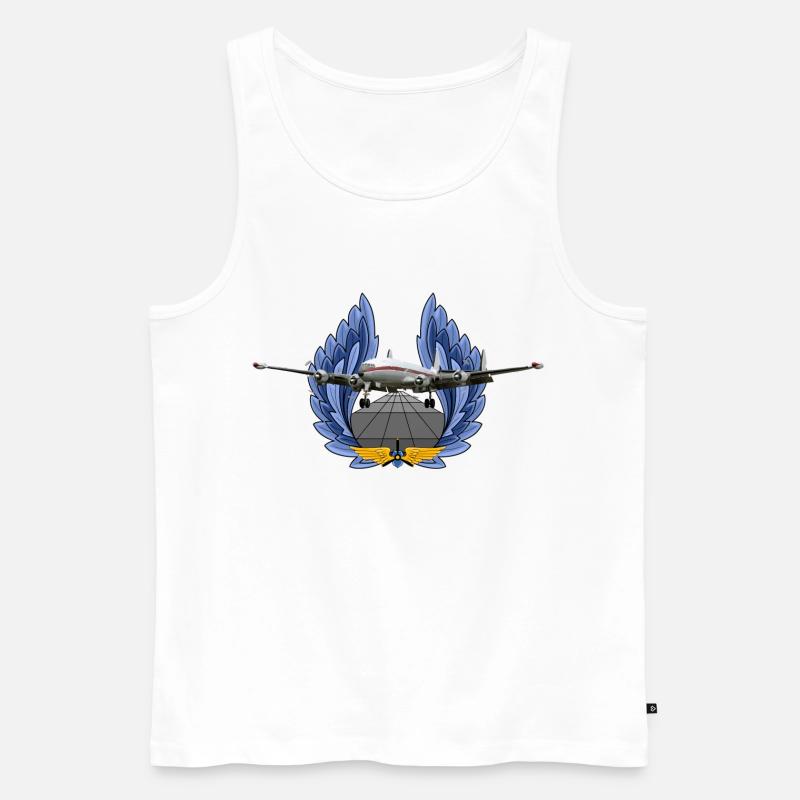 Super Constellation - Männer Premium Bio Tank Top - Weiß