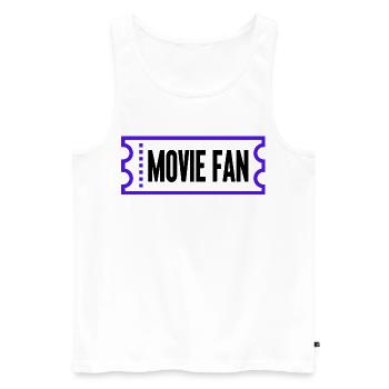 Films Regarder Movie Statement Cinema Night Streaming - Débardeur bio Premium Homme - blanc - Devant - AI Model Male 178 light (178cm)