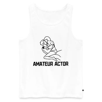 Film Schauen Movies Statement Schauspieler Serien - Männer Premium Bio Tank Top - Weiß - Vorne - Michal (187cm)