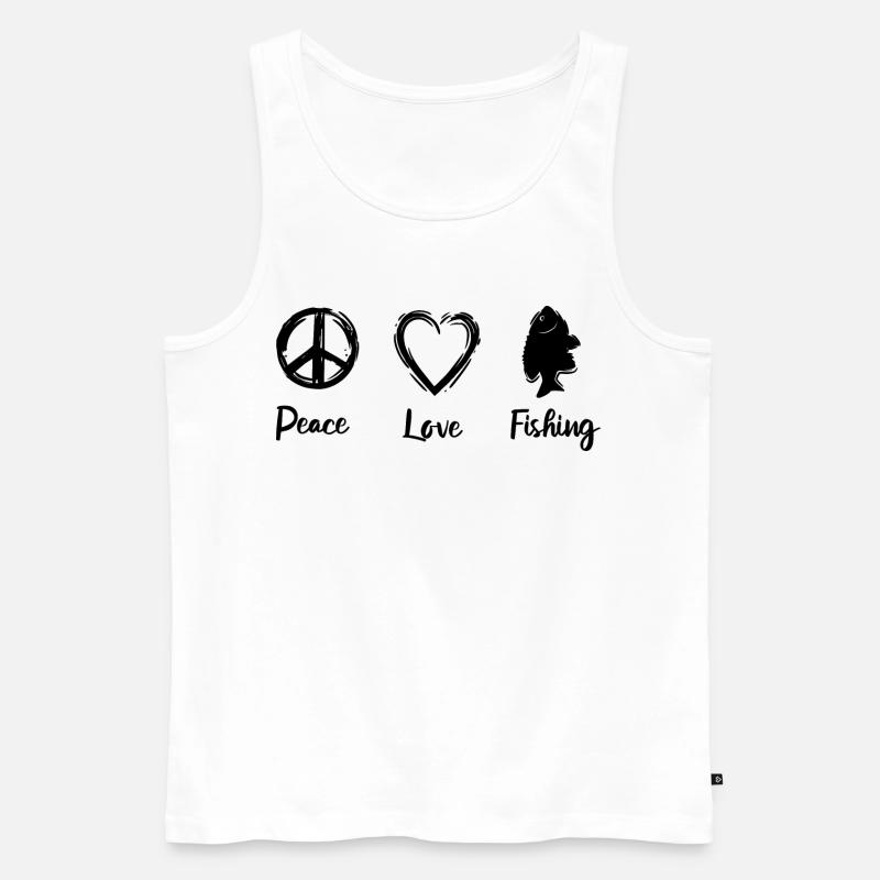 Fischer Routine - Männer Premium Bio Tank Top - Weiß