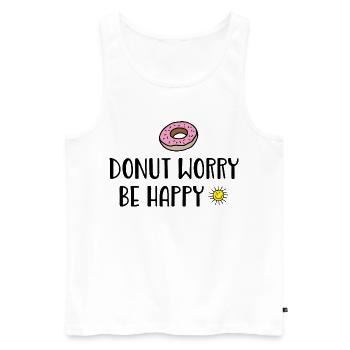 funny sayings for connoisseurs - Men's Premium Organic Tank Top - white - Front - Michal (187cm)