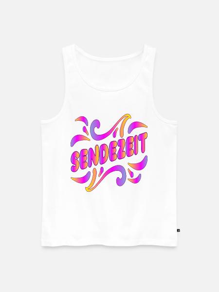 SENDEZEIT - Männer Premium Bio Tank Top - Weiß