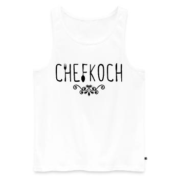 Job, Chef, Saying, Career, Supervisor, Work - Men's Premium Organic Tank Top - white - Front - AI Model Male 178 light (178cm)