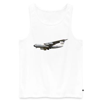 Le projet de loi C-141 - Débardeur bio Premium Homme - blanc - Devant - AI Model Male 178 light (178cm)