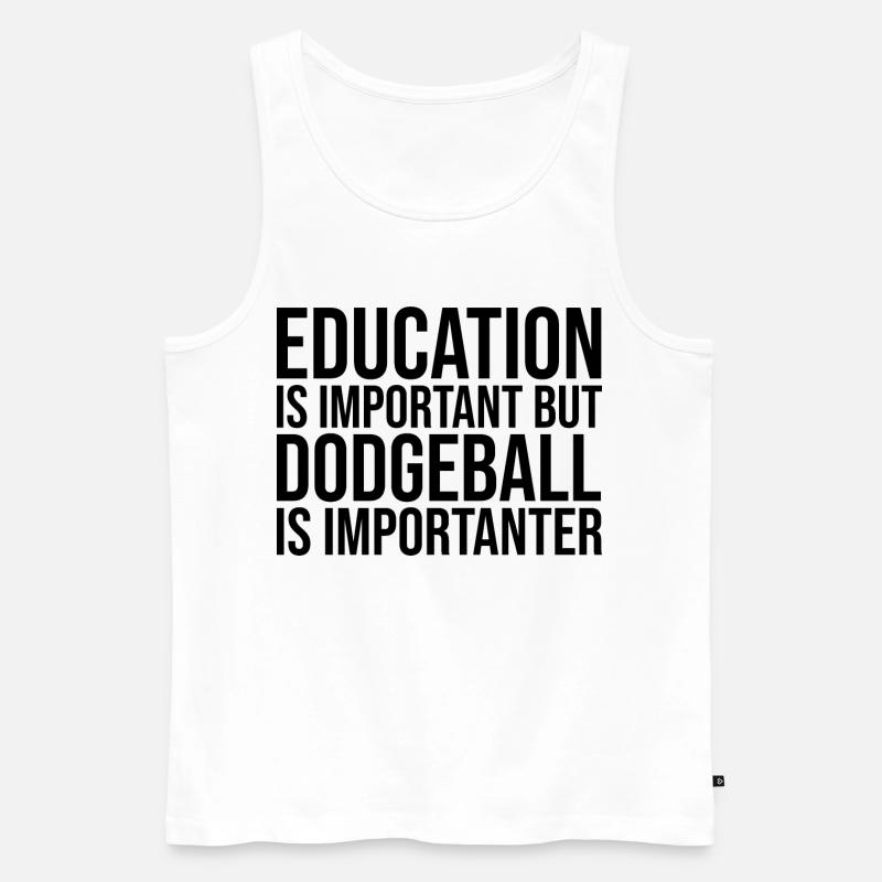 Völkerball - Männer Premium Bio Tank Top - Weiß