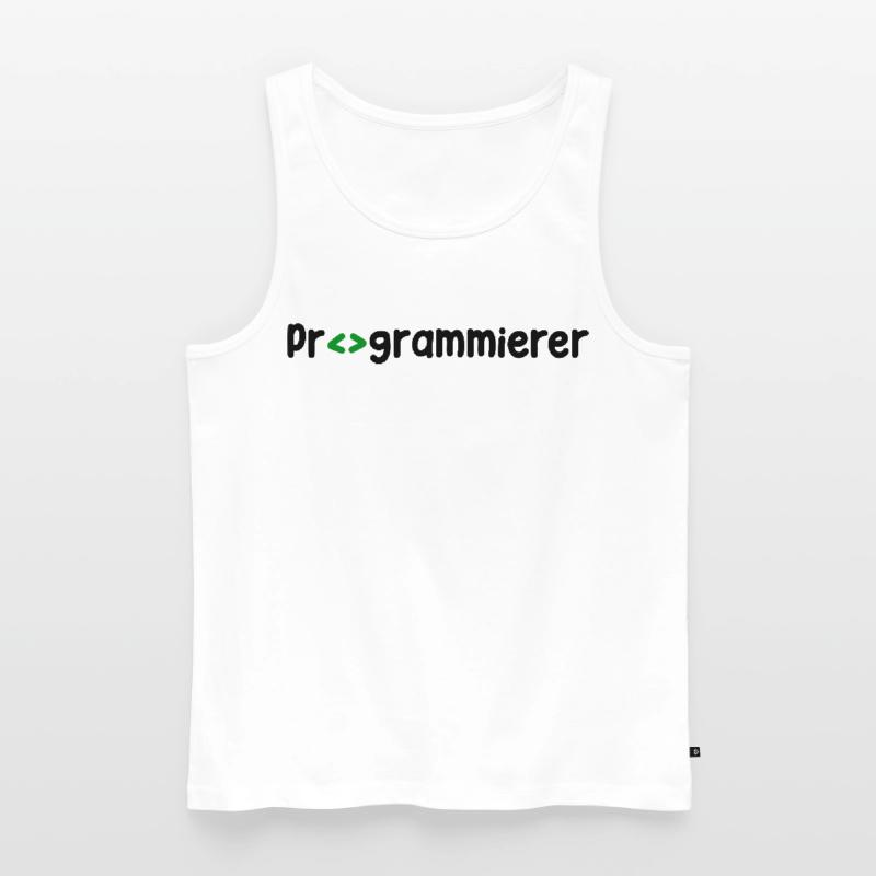 Programmierer Developer Webentwickler Skripting Männer Premium Bio Tank Top
