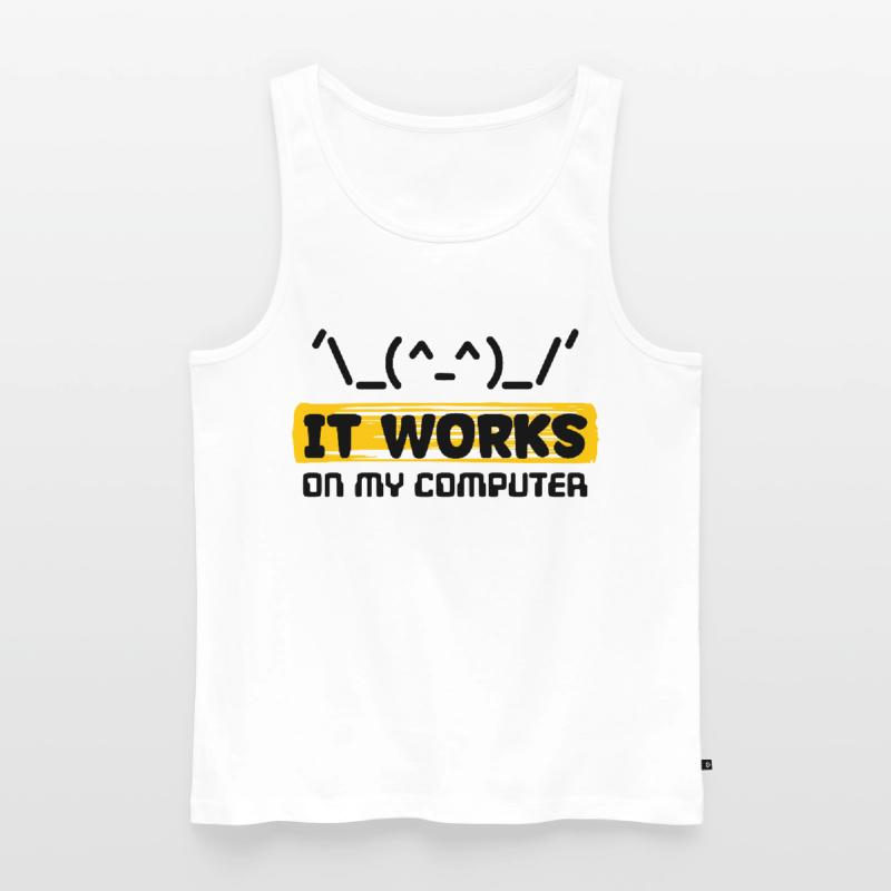 Déclaration du développeur Coden Scripting Computer Geek Débardeur bio Premium Homme