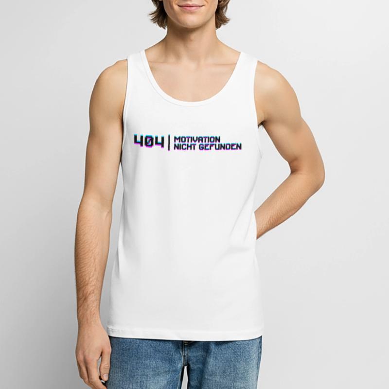 Developer Code Debug Statement Entwickler Dev Men's Premium Organic Tank Top