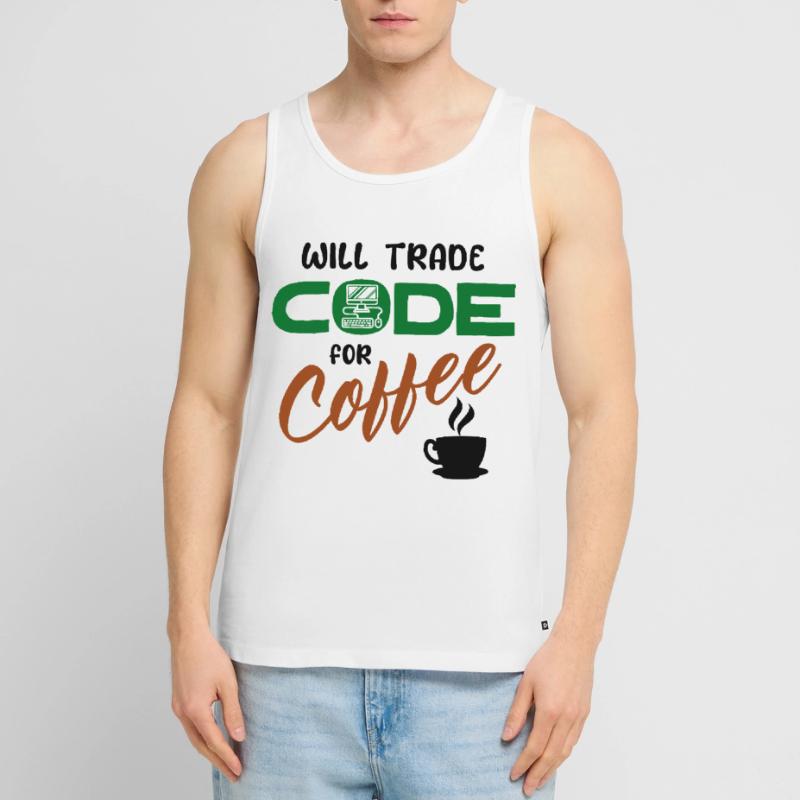 Développeur de déclaration de code Computerfreak Informatik Débardeur bio Premium Homme