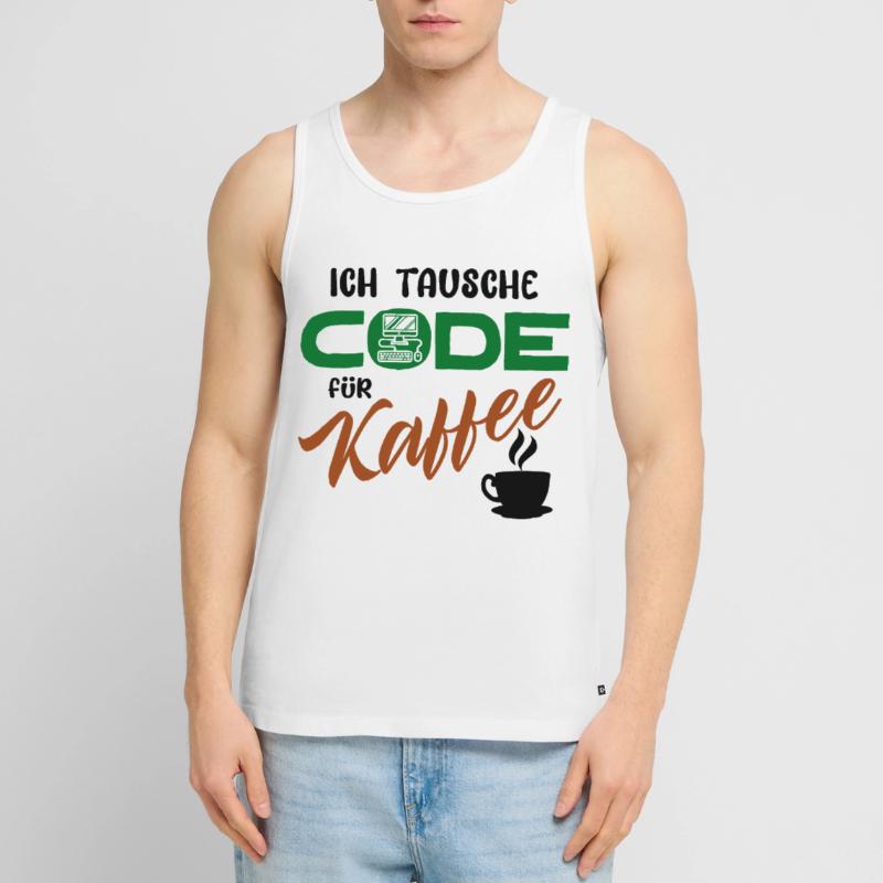 Programmer Software Developer Code Men's Premium Organic Tank Top
