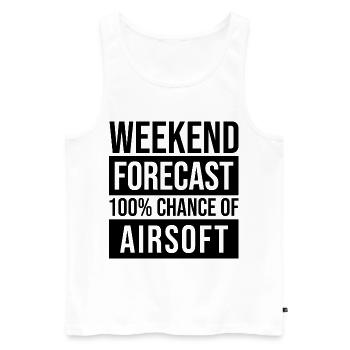 Airsoft Airsoft Airsoft - Männer Premium Bio Tank Top - Weiß - Vorne - Michal (187cm)