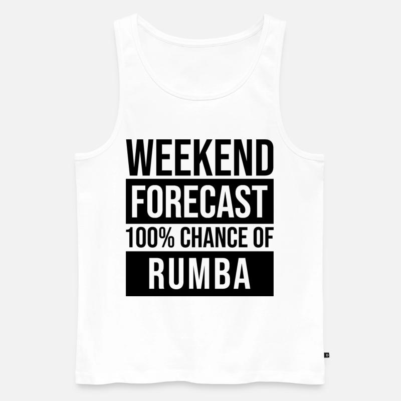 Rumba - Männer Premium Bio Tank Top - Weiß