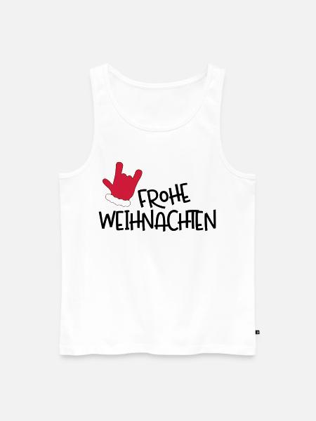 Merry Christmas - Men's Premium Organic Tank Top - white