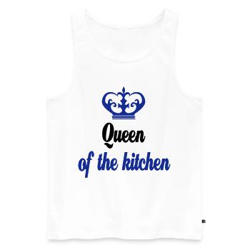 Gifts for a cook - Men's Premium Organic Tank Top - white - Front - Michal (187cm)