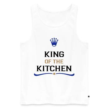 Funny Gifts for Men - Men's Premium Organic Tank Top - white - Front - Michal (187cm)