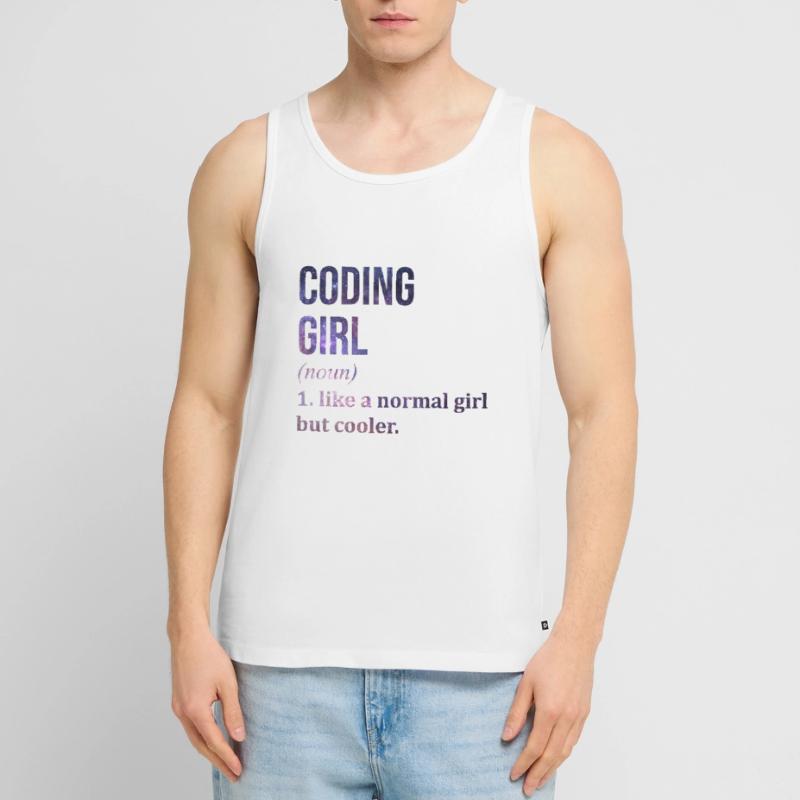 Codierung Codierung Codierung Männer Premium Bio Tank Top