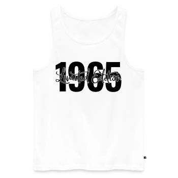 Edition limitée 1965 - Débardeur bio Premium Homme - blanc - Devant - Michal (187cm)