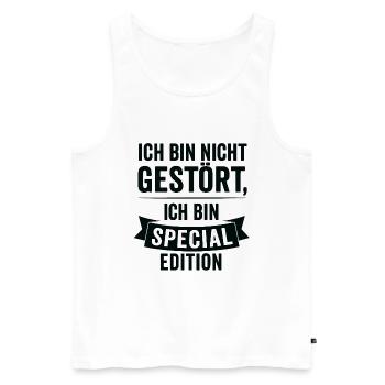 I'm Special Edition - Men's Premium Organic Tank Top - white - Front - Michal (187cm)