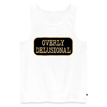 Sentiments délirants excessifs - Débardeur bio Premium Homme - blanc - Devant - Michal (187cm)