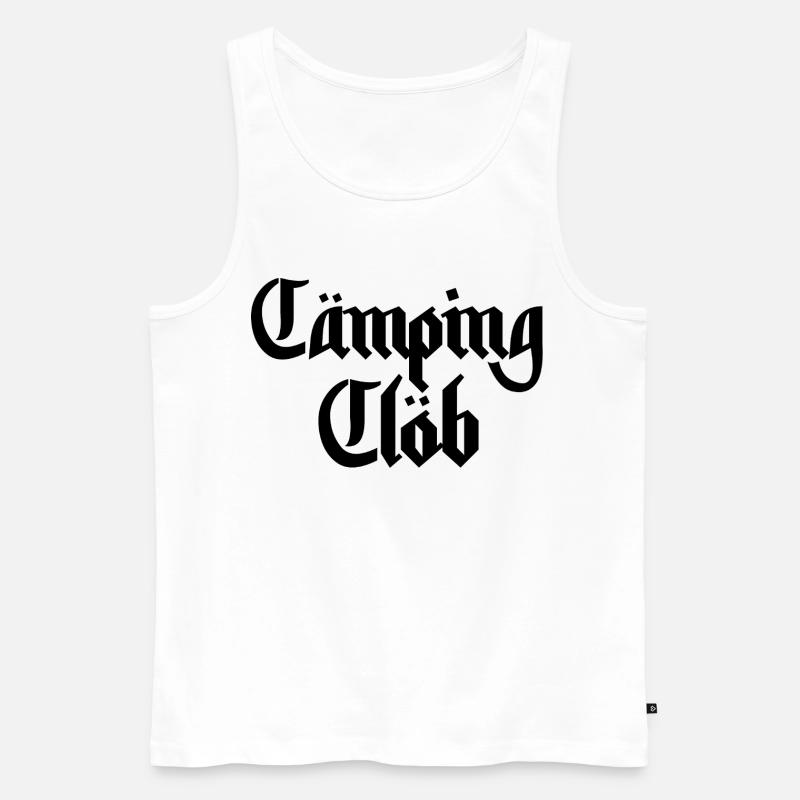 Cämping Clöb Light-Edition - Männer Premium Bio Tank Top - Weiß