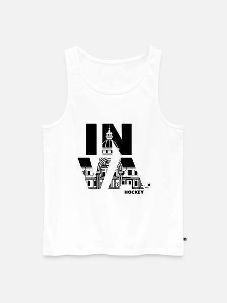 2026 INVALID HOCKEY - Men's Premium Organic Tank Top - white