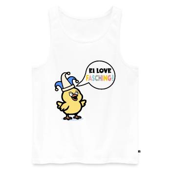 Egg Carnival Chickens Costumes - Men's Premium Organic Tank Top - white - Front - Michal (187cm)