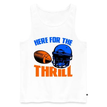 Football Coach Funny Quote - Men's Premium Organic Tank Top - white - Front - Michal (187cm)