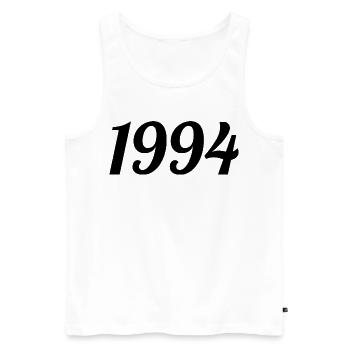 1994 - Débardeur bio Premium Homme - blanc - Devant - Michal (187cm)