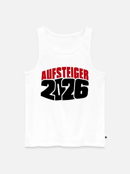 Promoted 2026 Promotion - Men's Premium Organic Tank Top - white