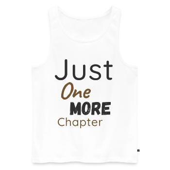 Nur Noch Ein Kapitel Shirt - Männer Premium Bio Tank Top - Weiß - Vorne - AI Model Male 178 light (178cm)