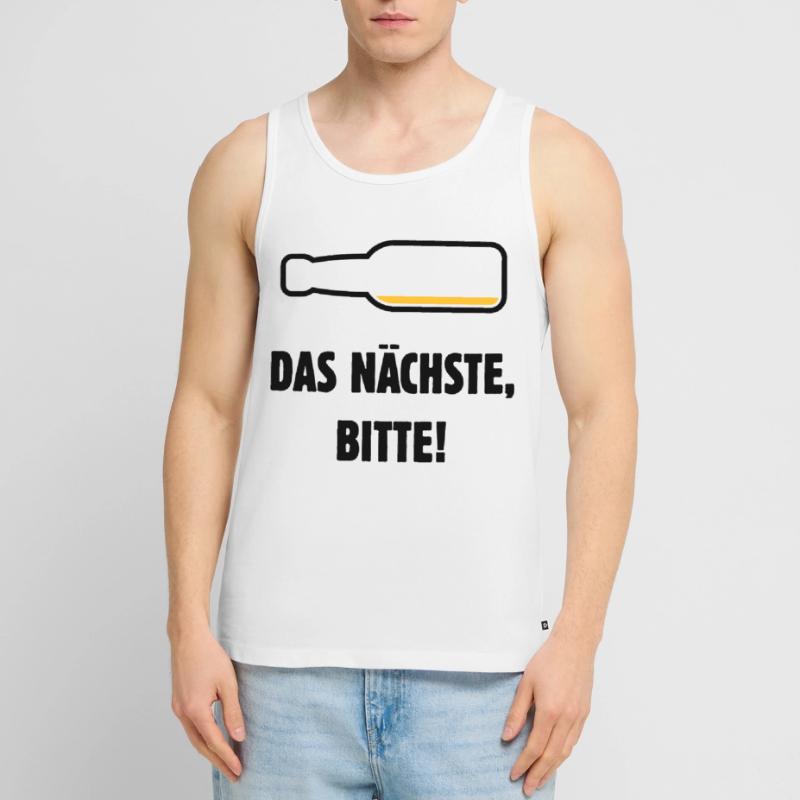 Das Nächste, Bitte! (Bier / Bierchen / POS 2C) Männer Premium Bio Tank Top