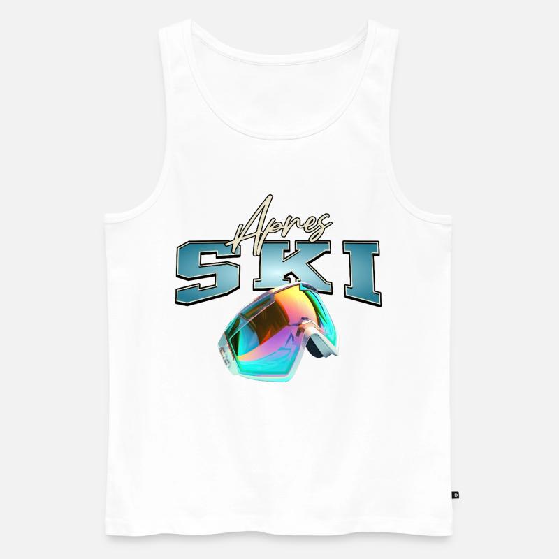 Apres Ski - Männer Premium Bio Tank Top - Weiß