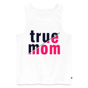 True Mom Mother Love Authenticity Art - Men's Premium Organic Tank Top - white - Front - Michal (187cm)