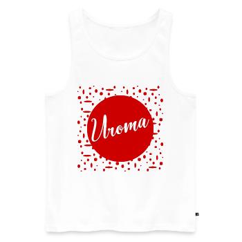 Baby Announce Great-Grandma - Men's Premium Organic Tank Top - white - Front - Michal (187cm)