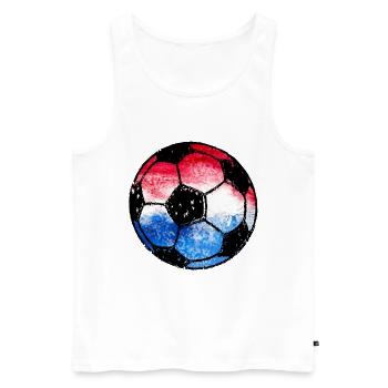 Football Croatia design for fans - Men's Premium Organic Tank Top - white - Front - Michal (187cm)
