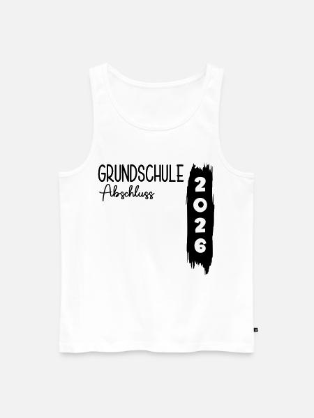 Grundschule Abschluss 2026 - Männer Premium Bio Tank Top - Weiß