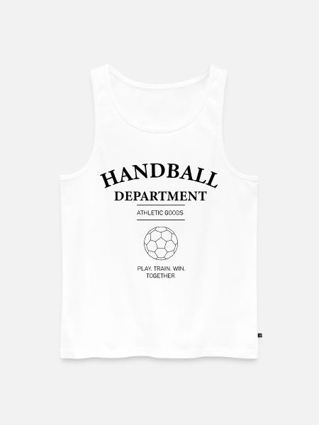 Handball Department - Men's Premium Organic Tank Top - white