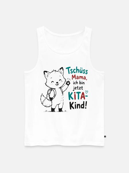 Kita Abschied – Kleiner Fuchs - Männer Premium Bio Tank Top - Weiß