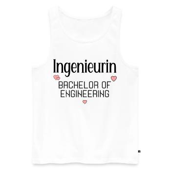 Studium Ingenieurwissenschaften Ingenieurin - Männer Premium Bio Tank Top - Weiß - Vorne - Michal (187cm)
