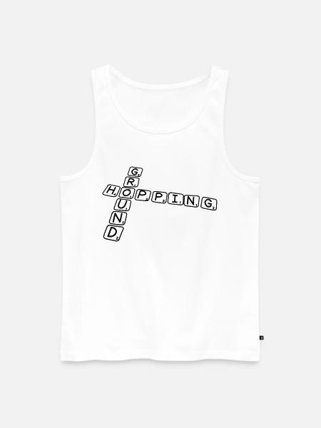 Groundhopping - Männer Premium Bio Tank Top - Weiß